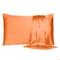 Homeroots 20 x 26 in. Orange Dreamy Silky Satin Standard Size Pillowcases 387872 - alternate 1